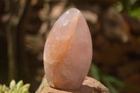 Polished Pink Rose Quartz Standing Free Forms x 2 From Ambatondrazaka, Madagascar - TopRock