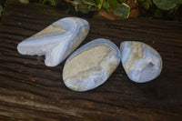 Polished Blue Lace Agate Free Forms  x 3 From Nsanje, Malawi - Toprock Gemstones and Minerals 