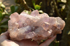 Natural Jacaranda Amethyst Quartz Clusters  x 2 From Mambwe, Zambia - TopRock