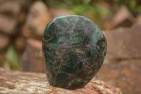Polished Emerald In Matrix Standing Free Forms x 4 From Sandawana, Zimbabwe - TopRock