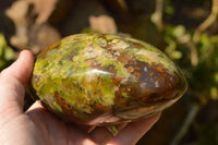 Polished Green Opal Standing Free Form  x 1 From Antsirabe, Madagascar - TopRock