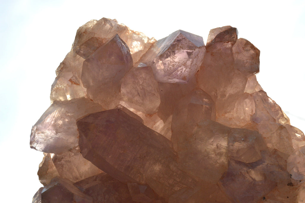 Natural Jacaranda Amethyst Quartz Clusters  x 2 From Mambwe, Zambia - TopRock