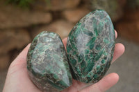 Polished Emerald In Matrix Standing Free Forms x 4 From Sandawana, Zimbabwe - TopRock