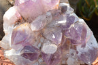 Natural Jacaranda Amethyst Quartz Clusters  x 2 From Mambwe, Zambia - TopRock