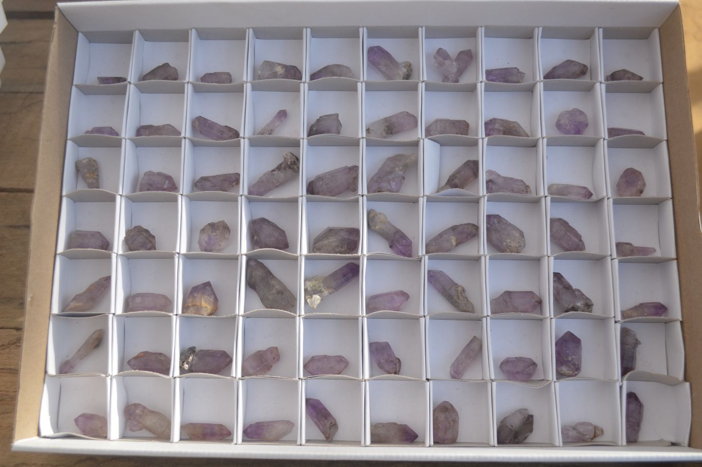 Natural Mini Amethyst Crystals  x 70 From Chiredzi, Zimbabwe - Toprock Gemstones and Minerals 