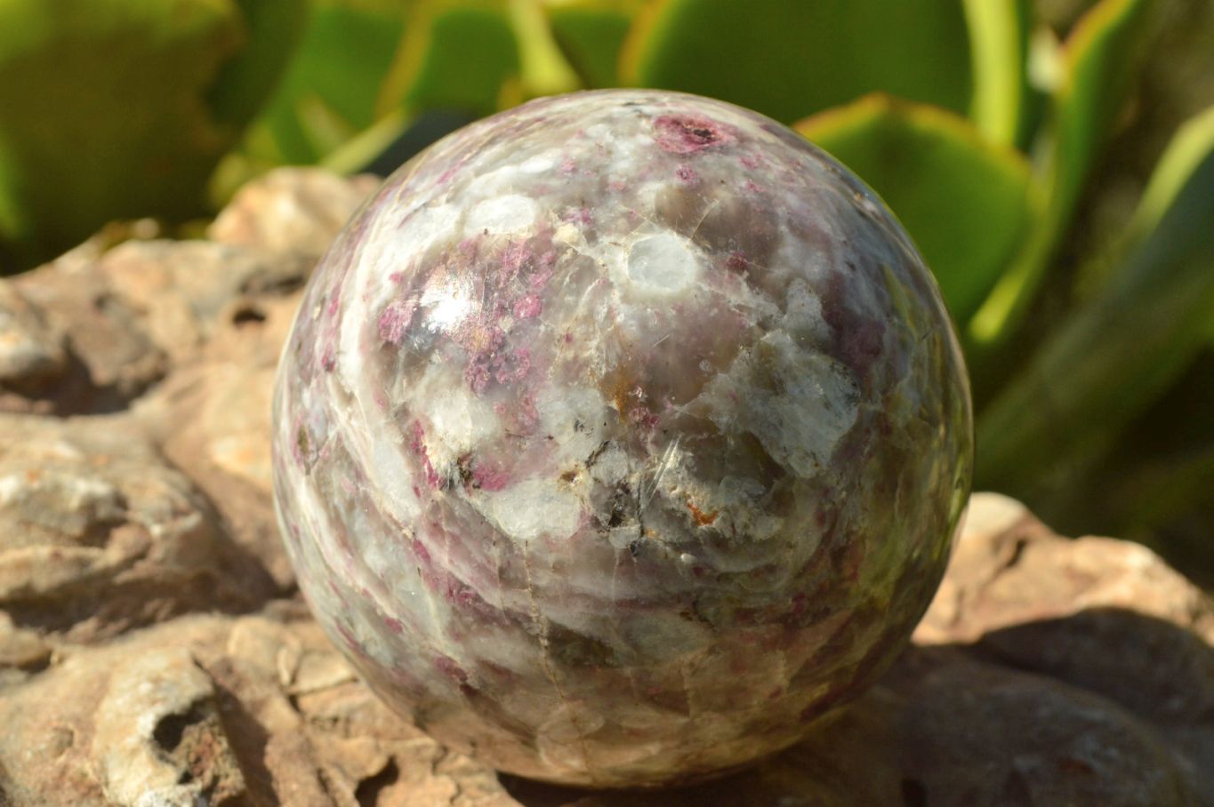 Polished Pink Tourmaline Rubellite Spheres x 3 From Madagascar - TopRock