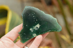 Natural One Side Polished Green Chrome Chrysoprase Slices  x 6 From Zimbabwe - TopRock