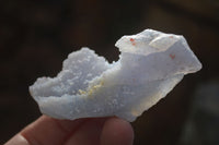 Natural Etched Blue Chalcedony Specimens x 12 From Nsanje, Malawi - Toprock Gemstones and Minerals 