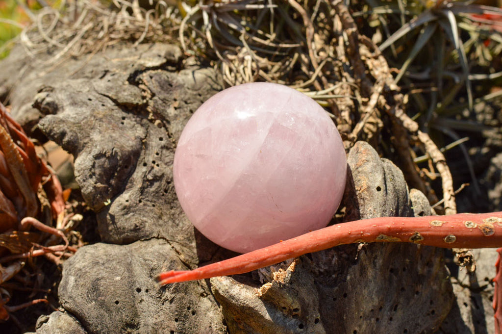 Polished Gemmy Pink Rose Quartz Spheres  x 6 From Ambatondrazaka, Madagascar - TopRock
