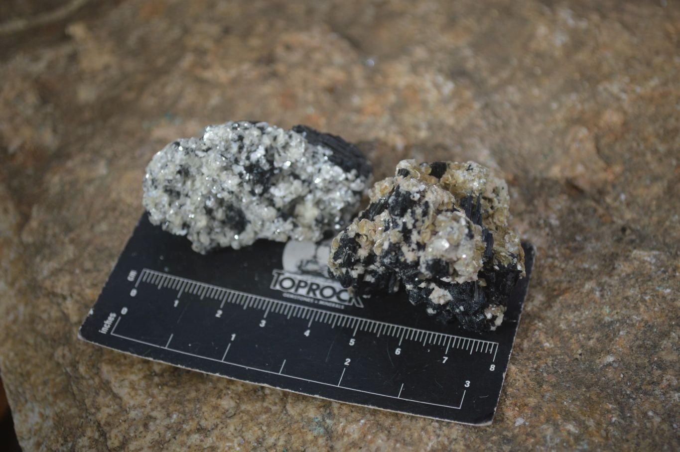 Natural Schorl Black Tourmaline Specimens x 35 From Erongo, Namibia - Toprock Gemstones and Minerals 