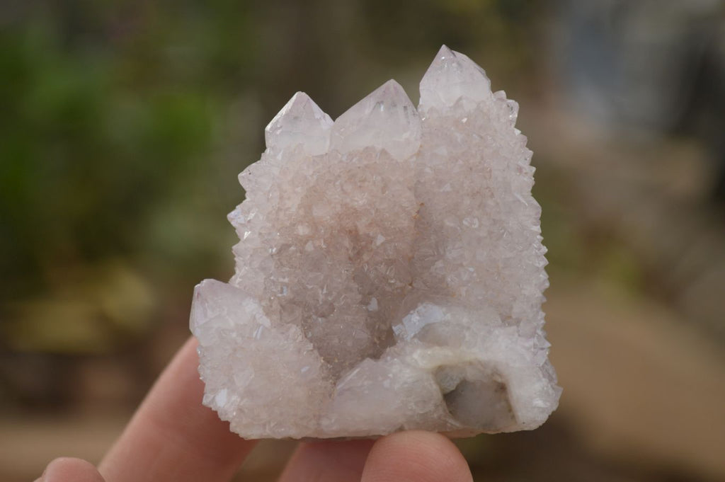 Natural Pale Lilac Spirit Quartz Clusters x 12 From Boekenhouthoek, South Africa - Toprock Gemstones and Minerals 