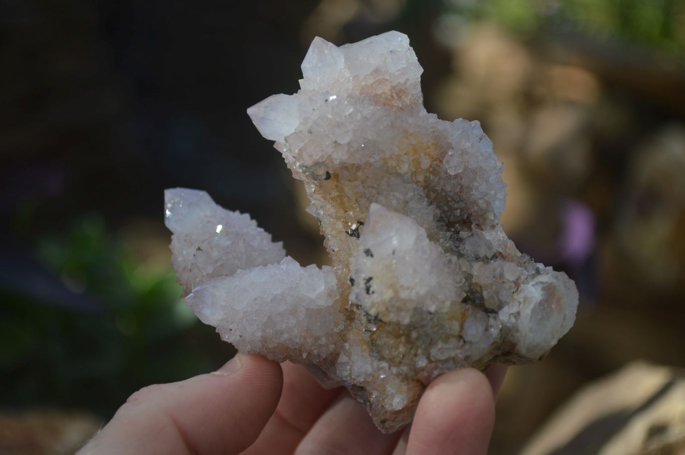 Natural Spirit Amethyst Quartz Clusters x 3 From Boekenhouthoek, South Africa - Toprock Gemstones and Minerals 