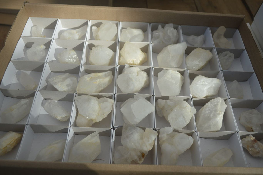 Natural Pineapple Candle Quartz Crystals  x 35 From Madagascar - Toprock Gemstones and Minerals 