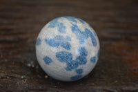Polished Blue Spinel Quartz Spheres  x 6 From Madagascar - Toprock Gemstones and Minerals 