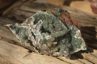 Natural Drusy Coated Ball Malachite On Dolomite Specimens  x 2 From Likasi, Congo - Toprock Gemstones and Minerals 