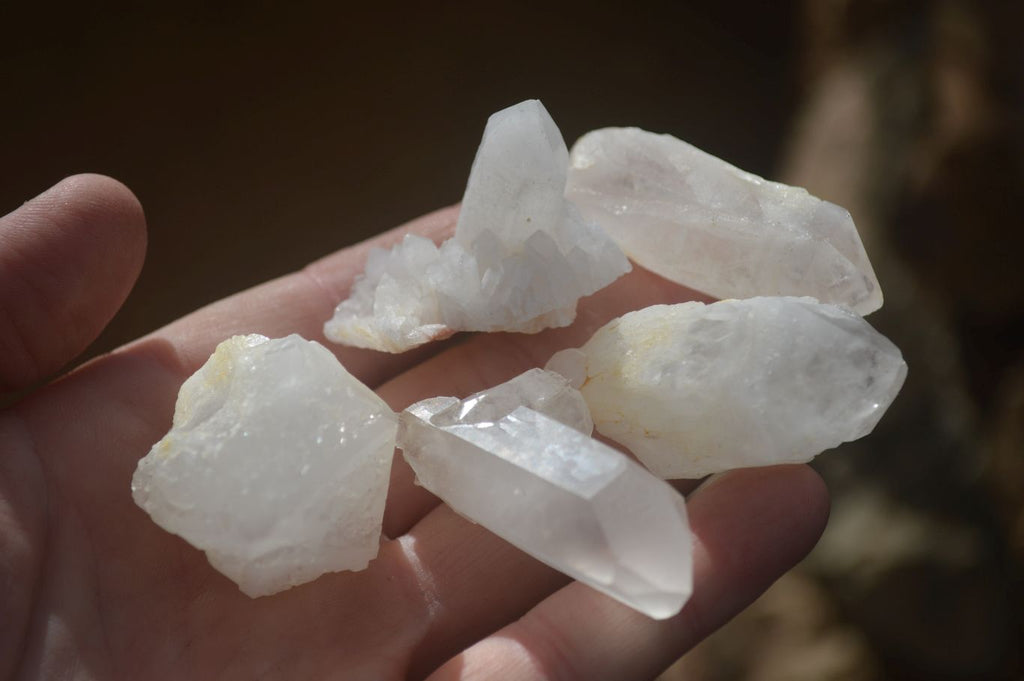 Natural Pineapple Candle Quartz Crystals  x 35 From Madagascar - Toprock Gemstones and Minerals 