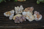 Natural Mixed Spirit Quartz Clusters  x 6 From Boekenhouthoek, South Africa - Toprock Gemstones and Minerals 