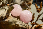 Polished Gemmy Pink Rose Quartz Spheres  x 6 From Ambatondrazaka, Madagascar - TopRock