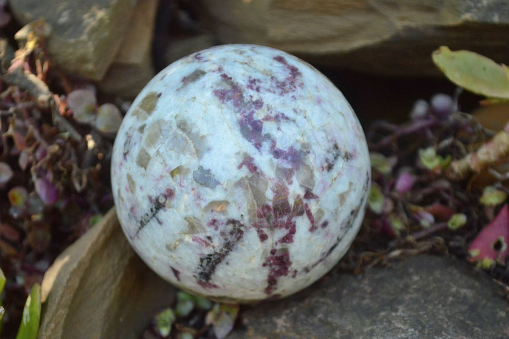 Polished Pink Tourmaline Rubellite Spheres x 3 From Madagascar - TopRock