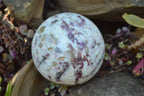 Polished Pink Tourmaline Rubellite Spheres x 3 From Madagascar - TopRock