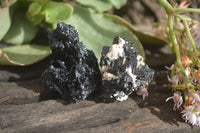 Natural Schorl Black Tourmaline Specimens x 70 From Erongo, Namibia - Toprock Gemstones and Minerals 