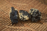 Natural Small Schorl Black Tourmaline Specimens x 70 From Erongo, Namibia - Toprock Gemstones and Minerals 