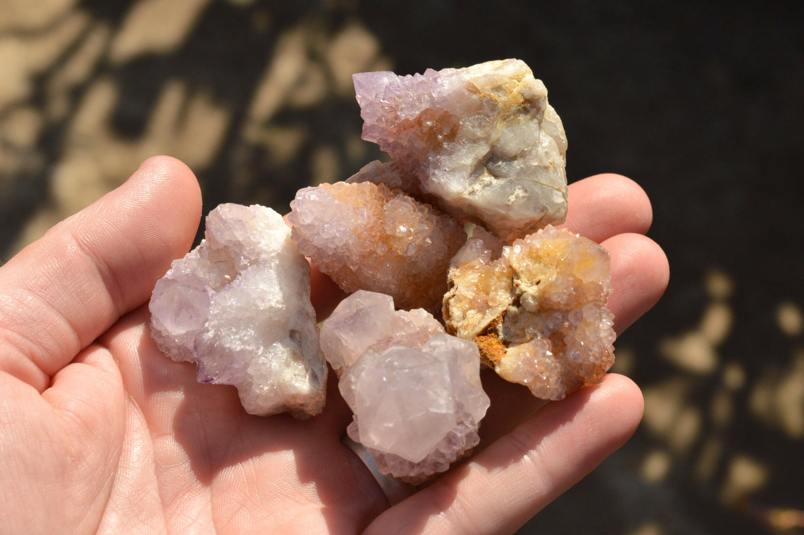 Natural Small Spirit Quartz Crystals & Clusters  x 48 From Boekenhouthoek, South Africa - TopRock