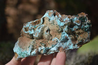 Natural Drusy Coated Chrysocolla Dolomite With Malachite Specimens x 4 From Likasi, Congo - Toprock Gemstones and Minerals 