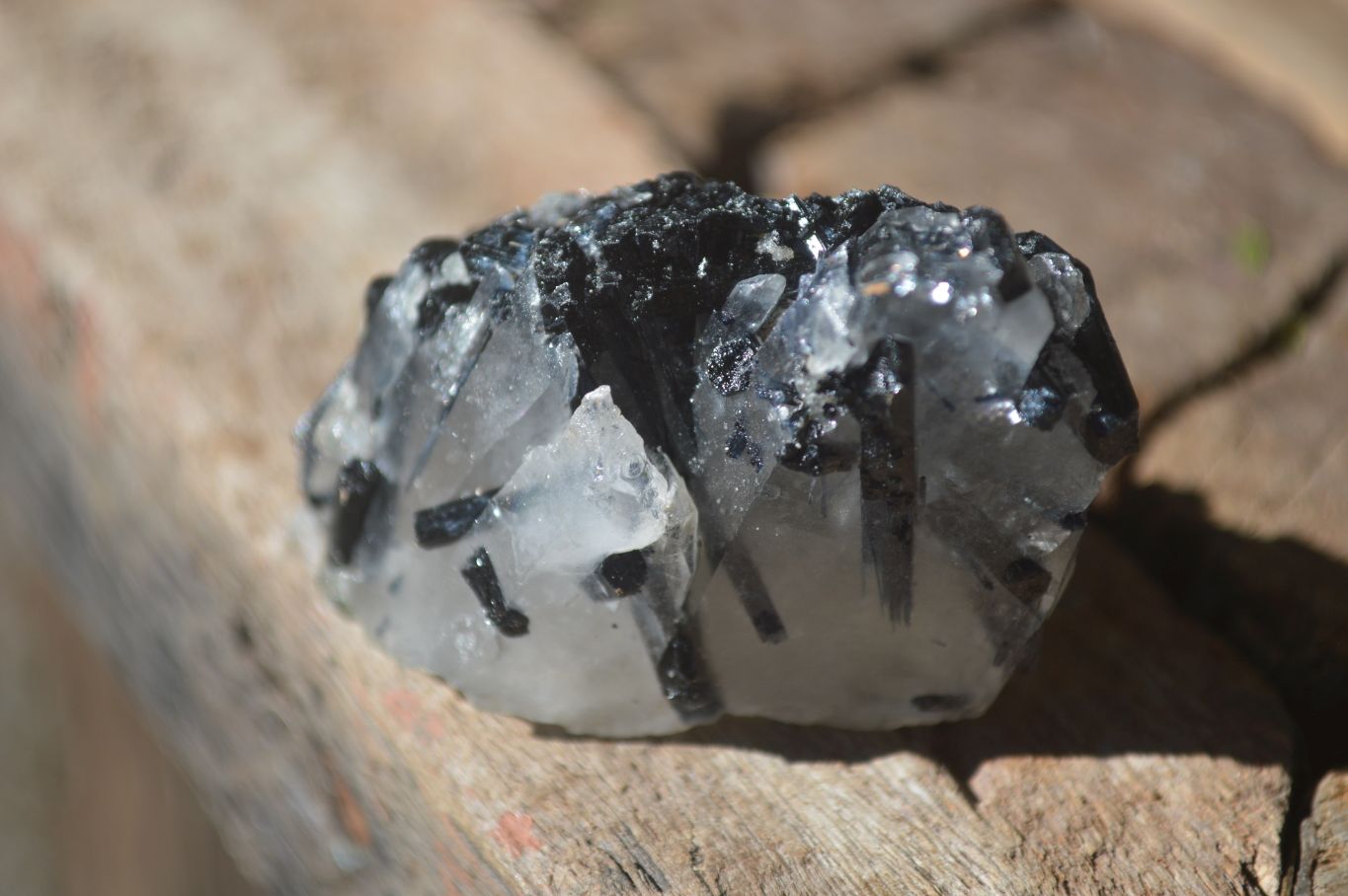 Natural Schorl Black Tourmaline Specimens x 35 From Erongo, Namibia - Toprock Gemstones and Minerals 