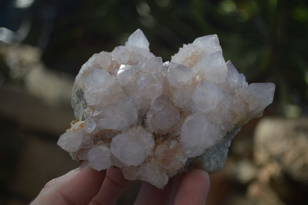 Natural Spirit Amethyst Quartz Clusters x 3 From Boekenhouthoek, South Africa - Toprock Gemstones and Minerals 