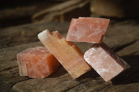 Natural New Sunset Orange Calcite Specimens  x 24 From Spitzkop, Namibia - Toprock Gemstones and Minerals 