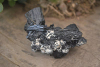 Natural Schorl Black Tourmaline Specimens x 6 From Erongo, Namibia - Toprock Gemstones and Minerals 