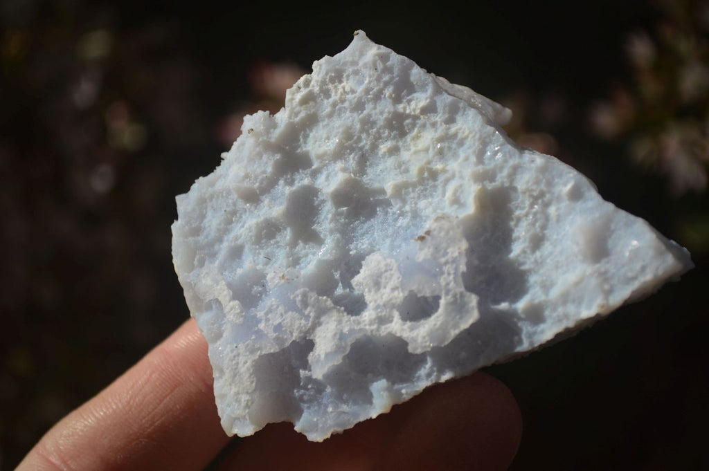 Natural Etched Blue Chalcedony Specimens x 12 From Nsanje, Malawi - Toprock Gemstones and Minerals 