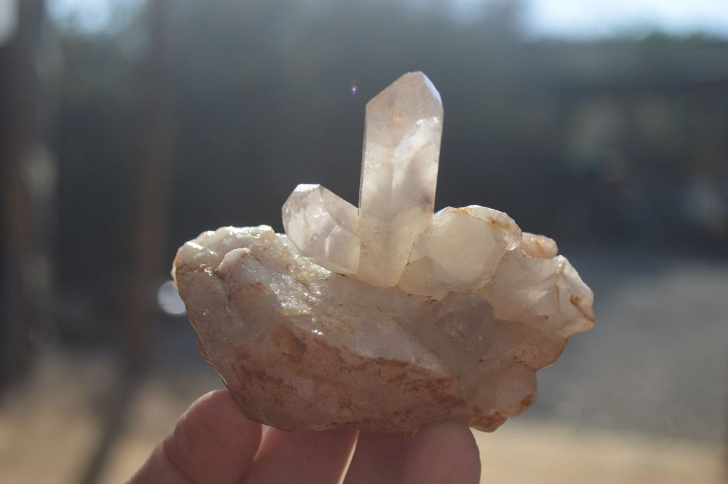 Natural Hematoid Quartz Crystals x 12 From Karoi, Zimbabwe - Toprock Gemstones and Minerals 