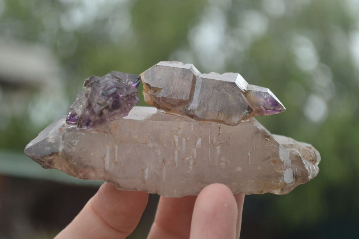 Polished Conglomerate Amethyst Clusters (Man Made) x 6 From Chiredzi, Zimbabwe - TopRock