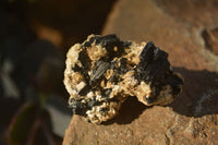 Natural Small Schorl Black Tourmaline Specimens x 70 From Erongo, Namibia - Toprock Gemstones and Minerals 