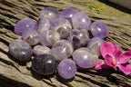 Polished Dream Amethyst Palm Stones  x 20 From Madagascar - TopRock