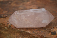 Polished Gemmy Double Terminated Rose Quartz Points x 12 From Ambatondrazaka, Madagascar - TopRock