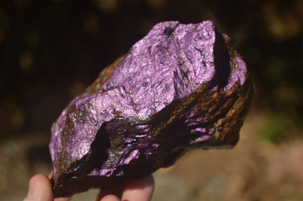 Natural Metallic Purpurite Cobbed Specimens  x 2 From Namibia