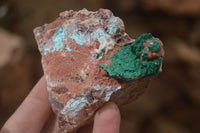 Natural Drusy Coated Chrysocolla & Malachite Dolomite Specimens x 3 From Congo - Toprock Gemstones and Minerals 