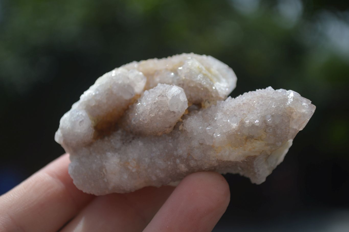 Natural Small Spirit Quartz Clusters  x 12 From Boekenhouthoek, South Africa - TopRock