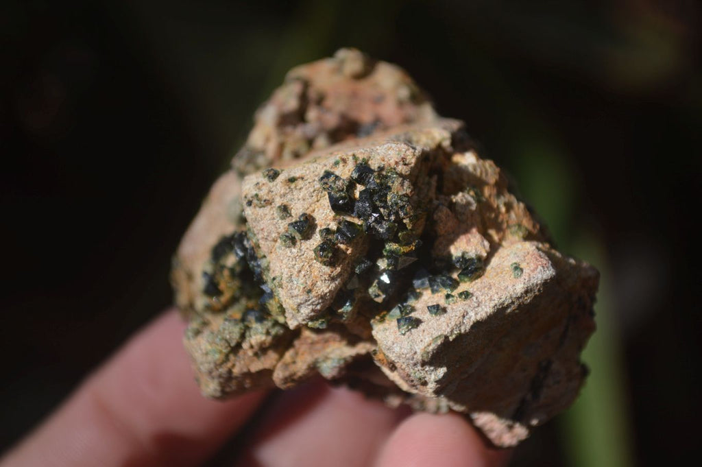 Natural Rare Libethenite Crystals On Dolomite Matrix Specimens x 6 From Likasi, Congo - Toprock Gemstones and Minerals 