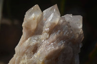 Natural Cascading Smokey Quartz Clusters x 3 From Luena, Congo - Toprock Gemstones and Minerals 