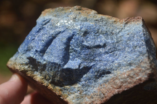 Natural Rare Blue Dumortierite Rough Specimens  x 6 From Mozambique - TopRock