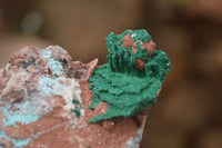 Natural Drusy Coated Chrysocolla & Malachite Dolomite Specimens x 3 From Congo - Toprock Gemstones and Minerals 