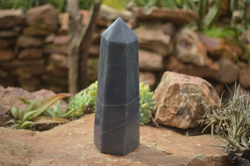 Polished Blue Lazulite Point x 1 From Madagascar - TopRock