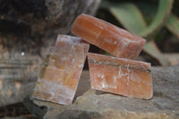 Natural New Sunset Orange Calcite Specimens  x 24 From Spitzkop, Namibia - Toprock Gemstones and Minerals 