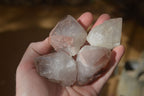 Natural Smokey Hematoid Quartz Crystals  x 24 From Ambositra, Madagascar - Toprock Gemstones and Minerals 