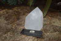 Polished Large Clear Quartz Points x 2 From Madagascar - Toprock Gemstones and Minerals 