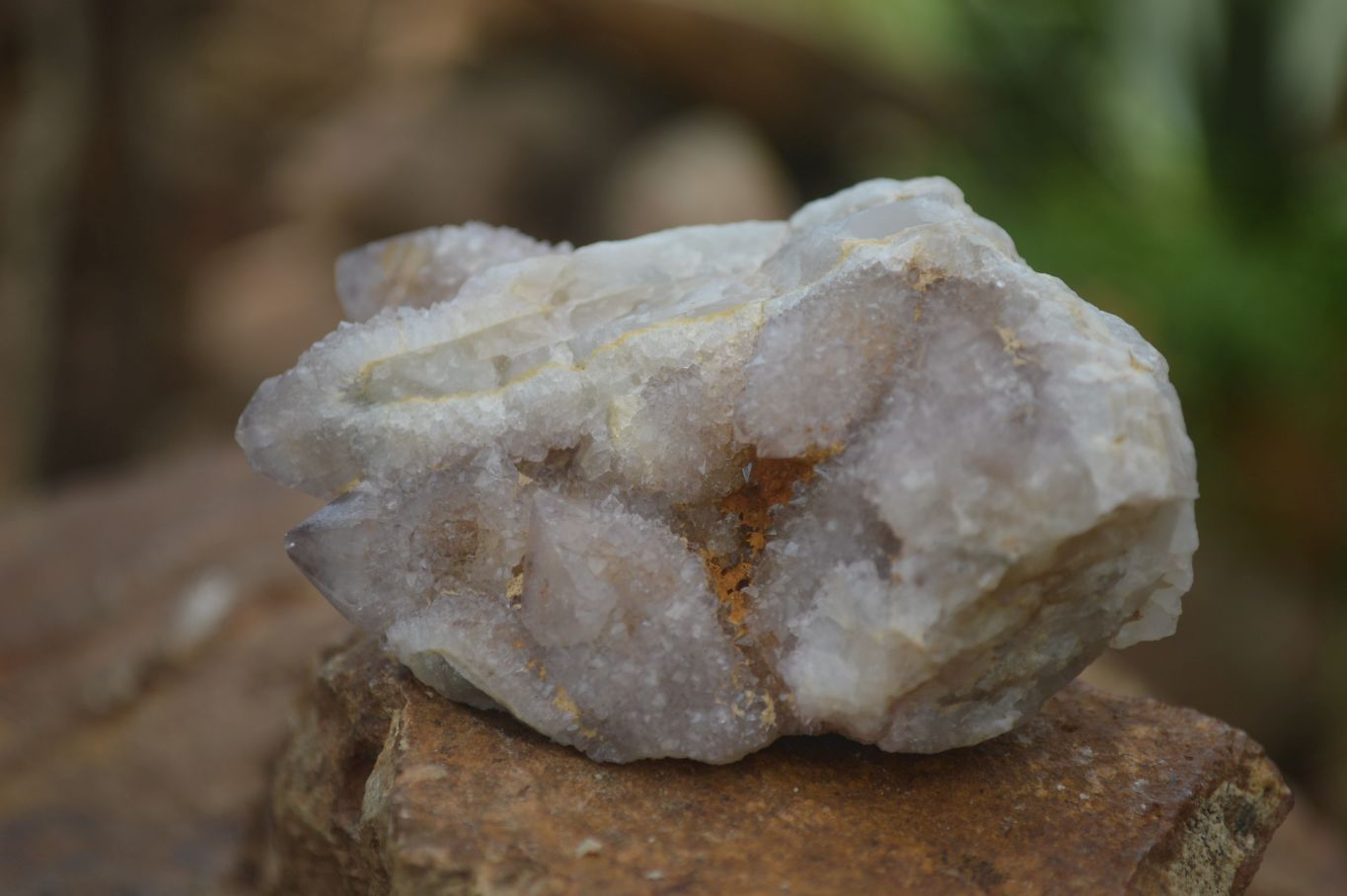 Natural Small Spirit Quartz Clusters  x 12 From Boekenhouthoek, South Africa - TopRock